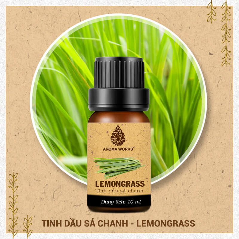 Combo 3 Tinh Dầu Nguyên Chất Aroma Works: Tinh Dầu Sả Chanh (10ml) + Tinh Dầu Gỗ Thông (10ml) + Tinh Dầu Vỏ Cam (10ml)