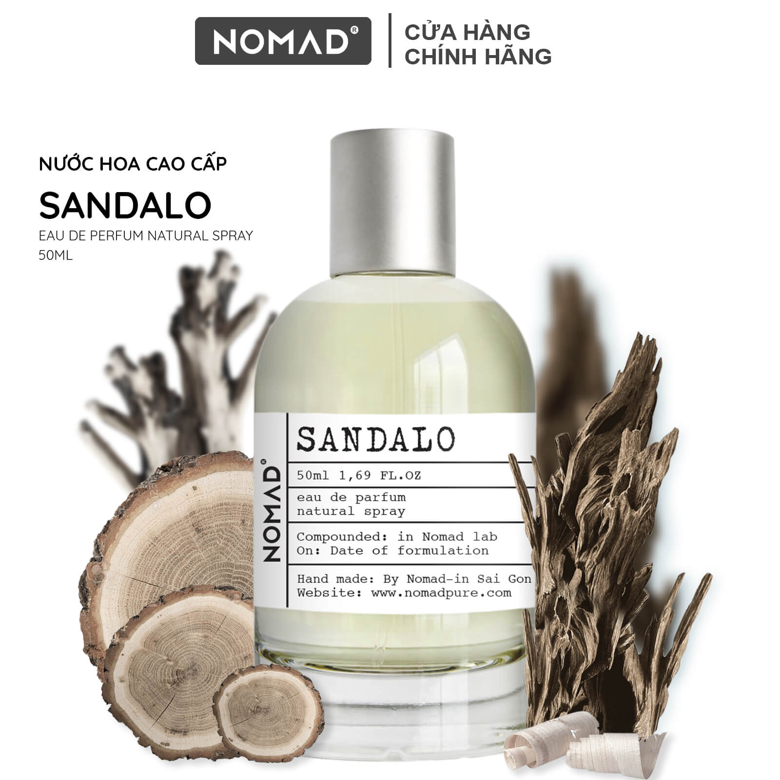 Nước Hoa Cao Cấp Nomad Eau De Parfum - Sang Trọng, Lưu Hương Lâu - Sandalo