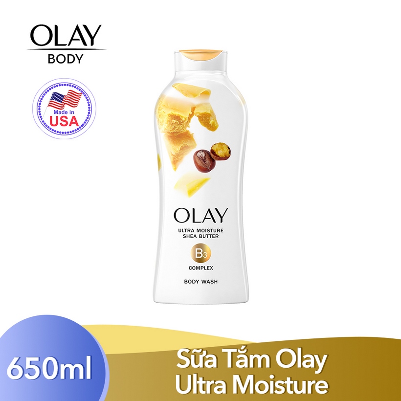 sua-tam-olay-ultra-moisture-shea-butter-b3-complex-body-wash-650ml