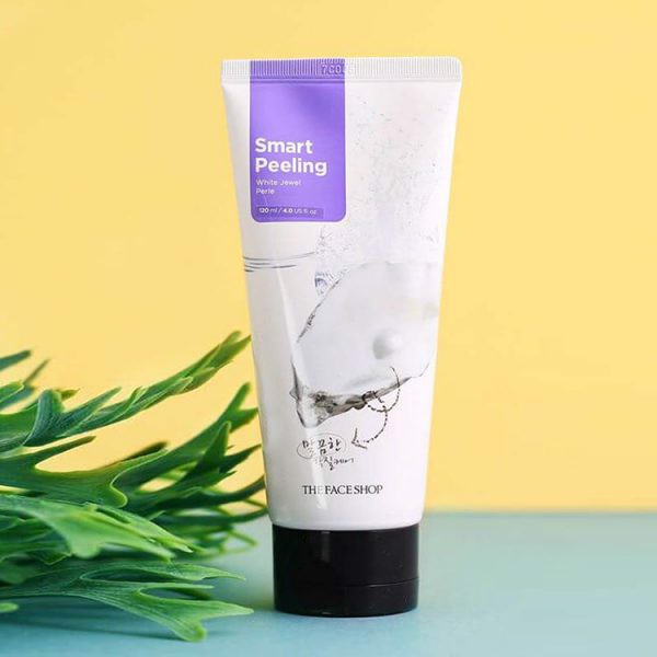 Tẩy Tế Bào Chết Ngọc Trai Thefaceshop Smart Peeling White Jewel Peeling 120ml