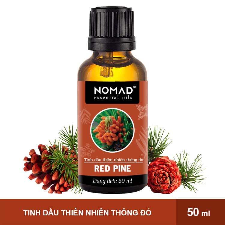 Tinh Dầu Thông Đỏ Thiên Nhiên Xông Phòng, Khử Mùi, Thanh Lọc Không Khí, Giảm Căng Thẳng Nomad Red Pine