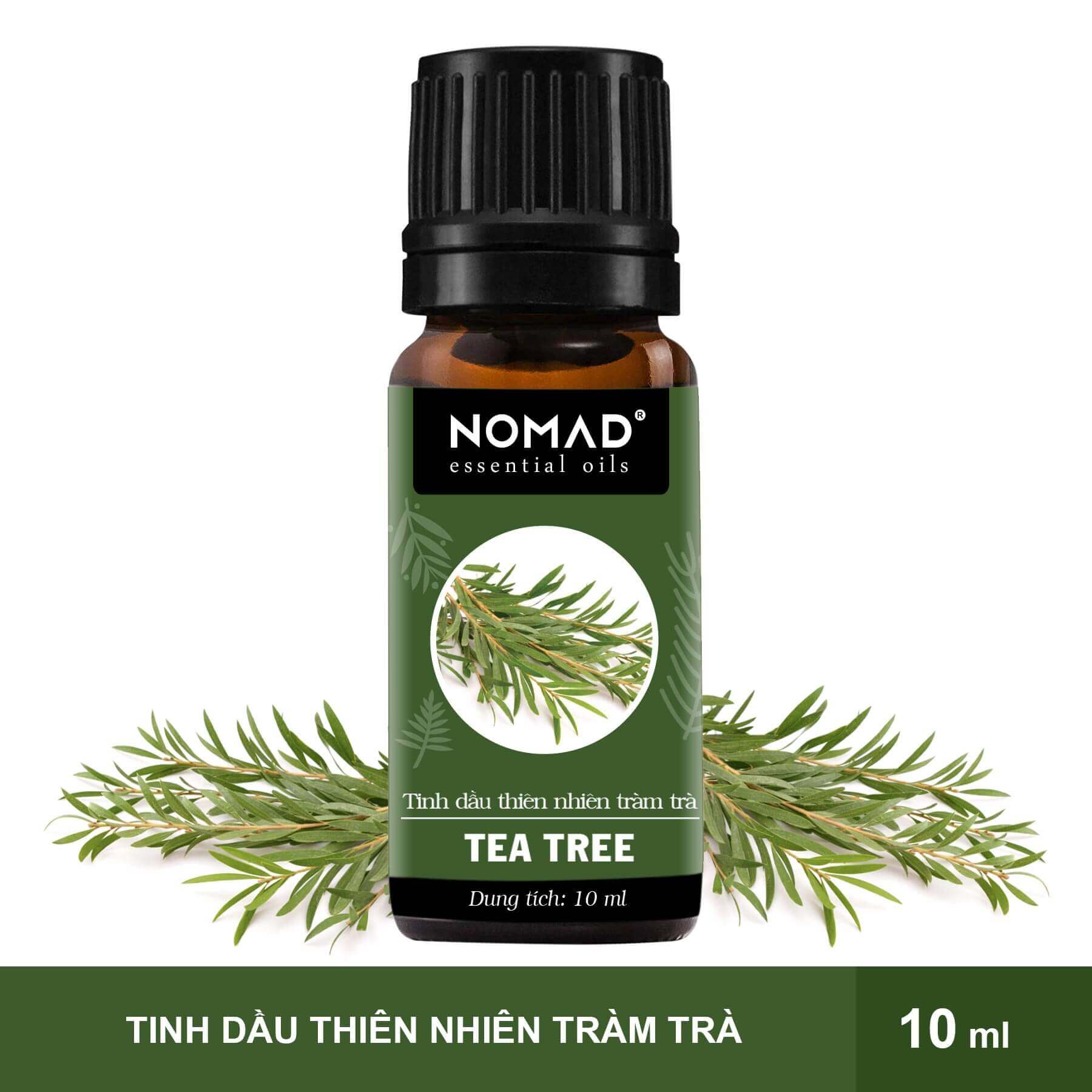 Tinh Dầu Tràm Trà Xông Phòng, Ngăn Ngừa Mụn, Đuổi Muỗi, Khử Mùi Nomad Tea Tree