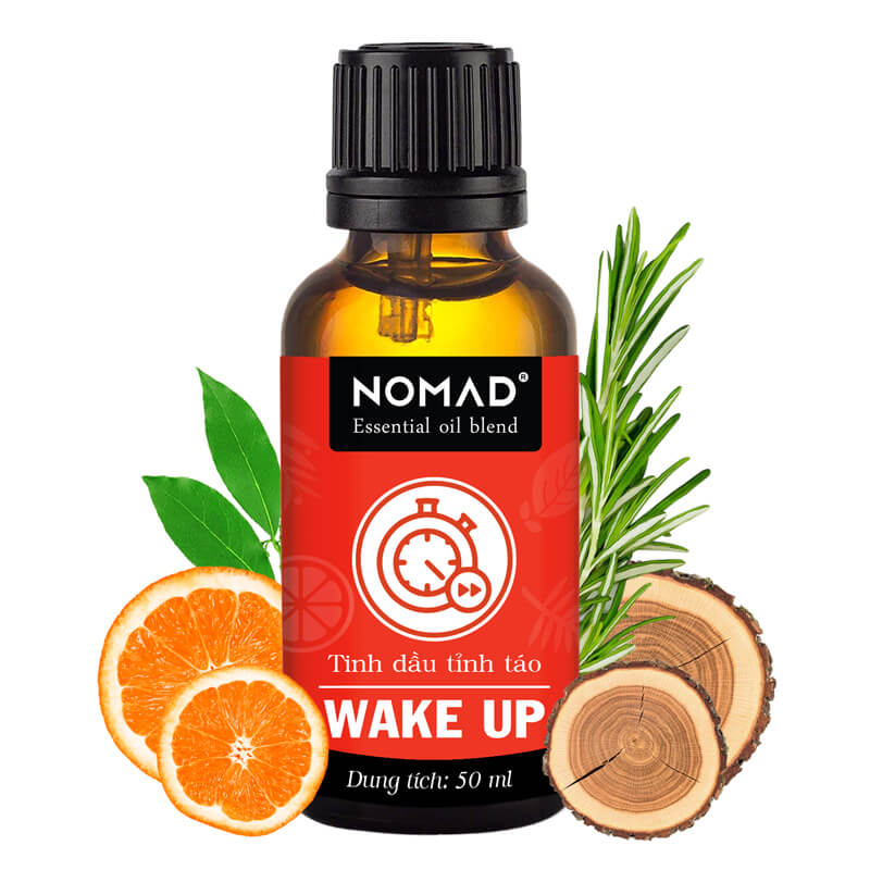 Tinh Dầu Tỉnh Táo Nomad Essential Oil Blend - Wake Up