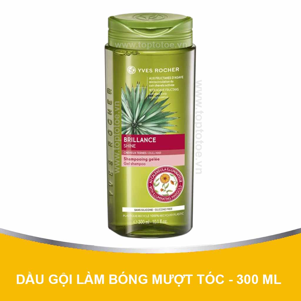 Dầu Gội Bóng Mượt Tóc Yves Rocher Intense Shine Shampoo 300ml – Toptotoe Dầu Gội Bóng Mượt Tóc Yves Rocher Intense Shine Shampoo 300ml – Toptotoe