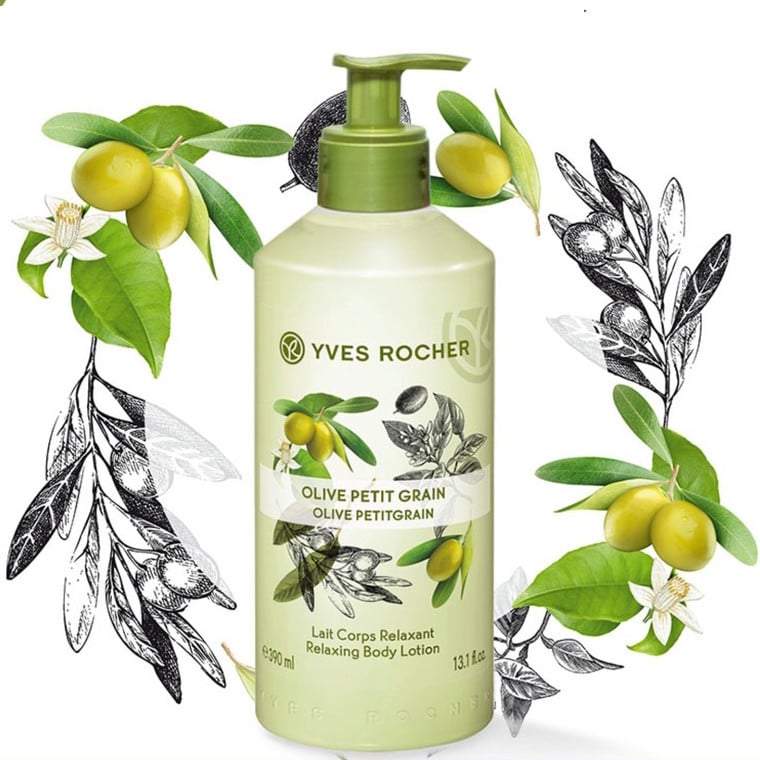 Sữa Dưỡng Thể Yves Rocher Olive Petitgrain Relaxing Body Lotion 390ml