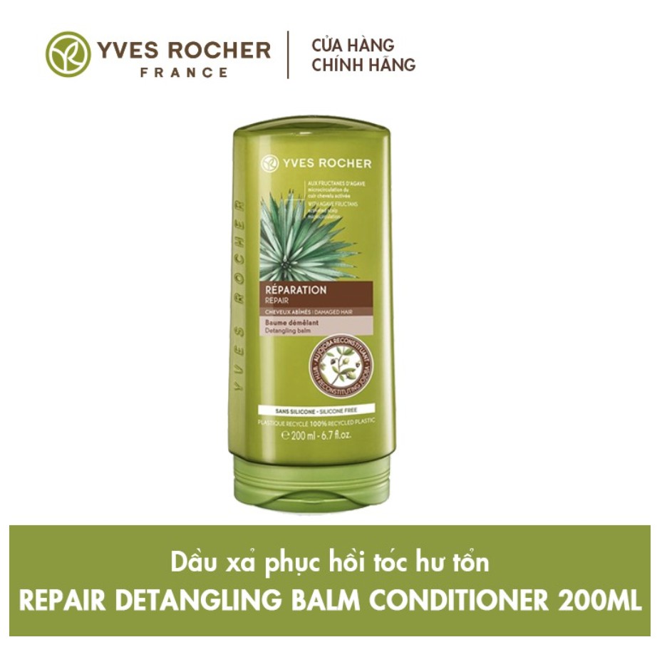 Dầu Xả Phục Hồi Tóc Hư Tổn Yves Rocher Repair Detangling Balm Conditioner 200ml