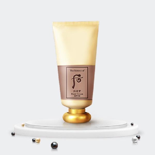 Kem Dưỡng Da Tay Chống Nhăn The History of Whoo Gongjinhyang  Royal Hand Cream SPF10, 85ml