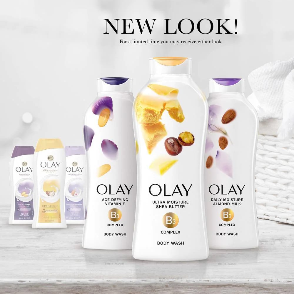 Sữa Tắm Sáng Da Và Chống Lão Hoá Olay Age Defying With Vitamin E + B3 ComplexBody Wash 650ml