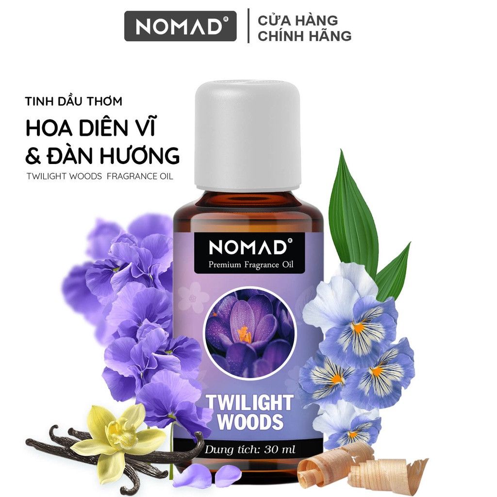 Tinh Dầu Thơm Nomad Premium Fragrance Oil - Whitewood & Teakwood – Toptotoe