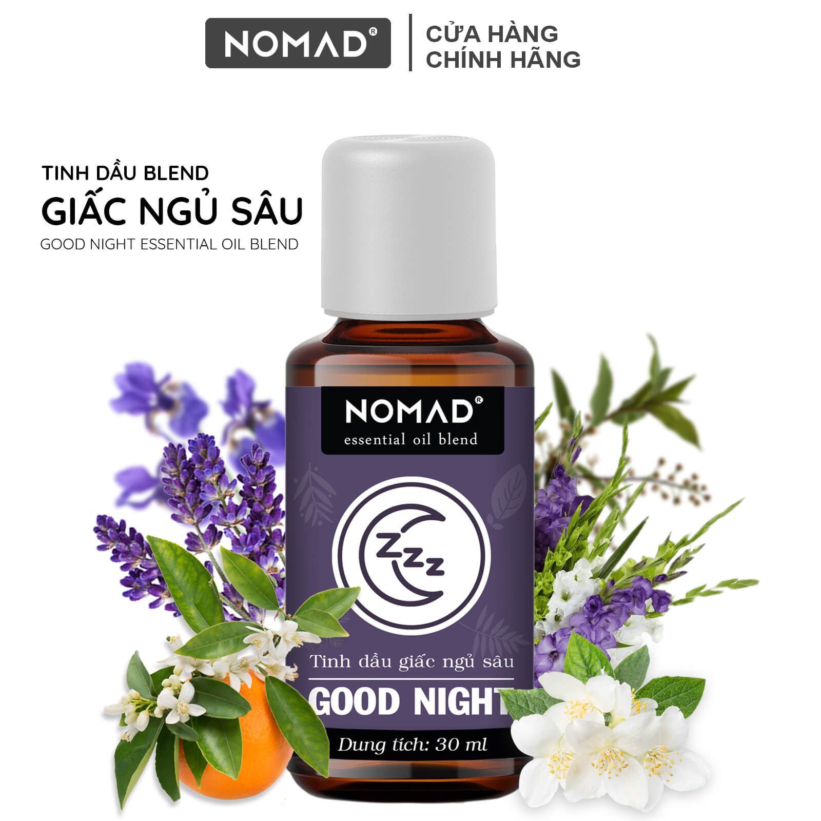 Tinh dầu Nomad Giúp Ngủ Ngon Thư Giãn Nomad Essential Oils Blend Good Night