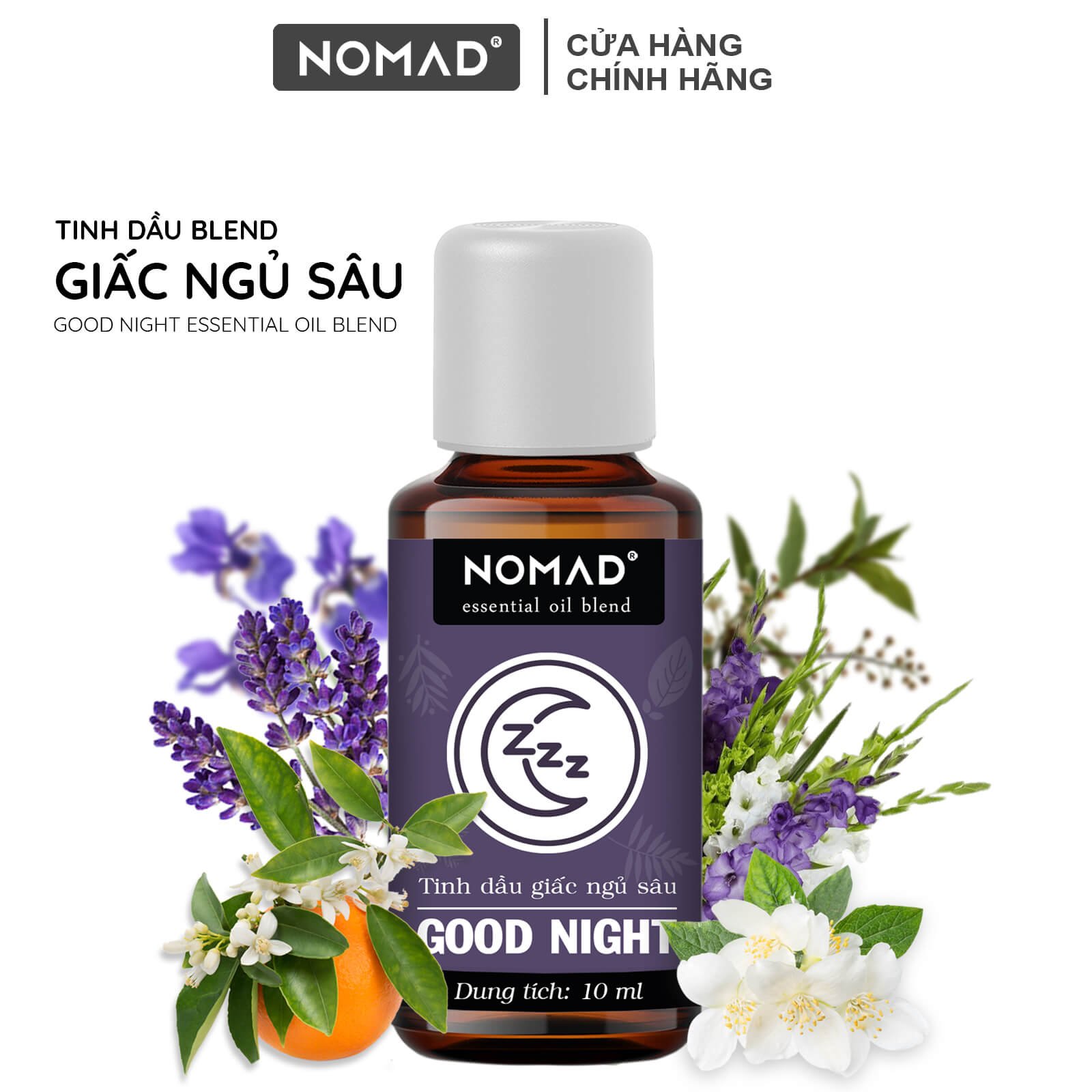 Tinh dầu Nomad Giúp Ngủ Ngon Thư Giãn Nomad Essential Oils Blend Good Night