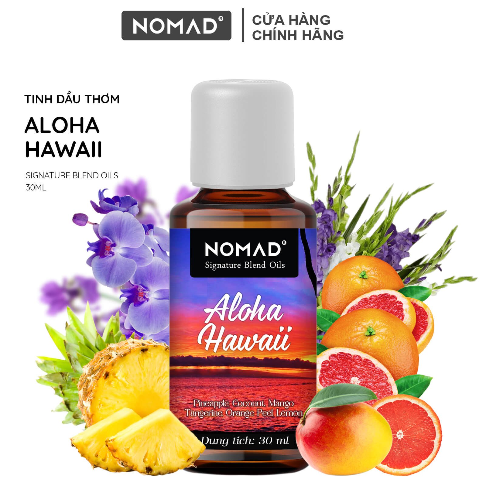 Tinh Dầu Thơm Nomad Signature Blend Oils - Aloha Hawaii