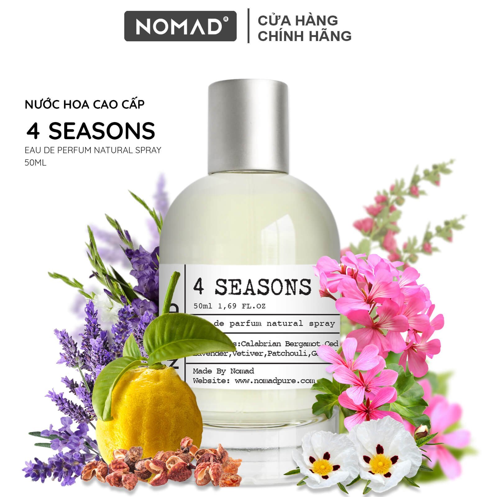 Nước Hoa Cao Cấp Nomad 4 Seasons Eau De Parfum