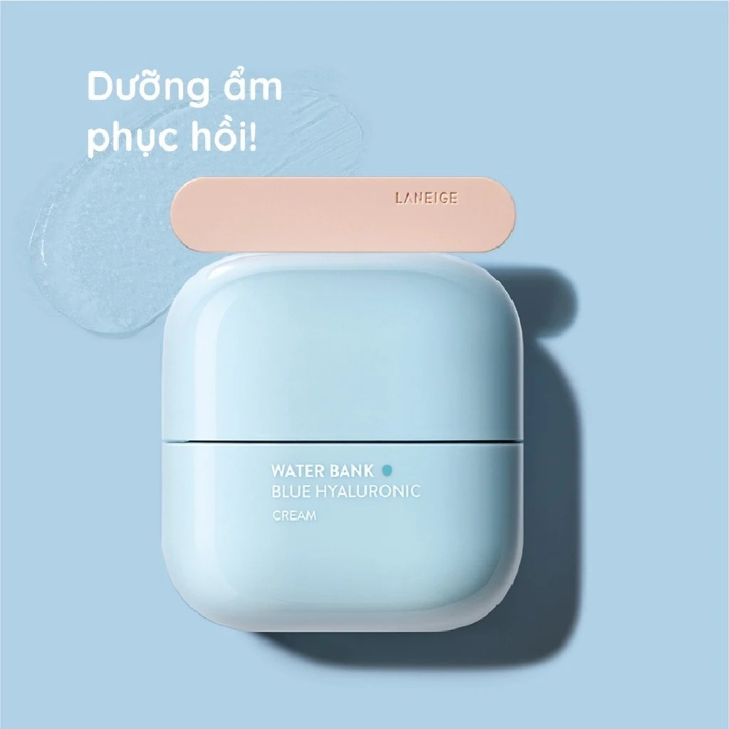 Kem Dưỡng Ẩm Cho Da Dầu Và Da Hỗn Hợp Laneige Water Bank Blue Hyaluronic Cream Oily 50ml