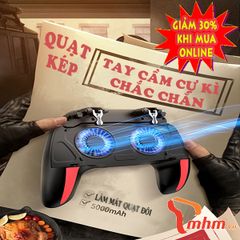 Tay game pubg kèm quạt tản nhiệt pin 5000 mAh