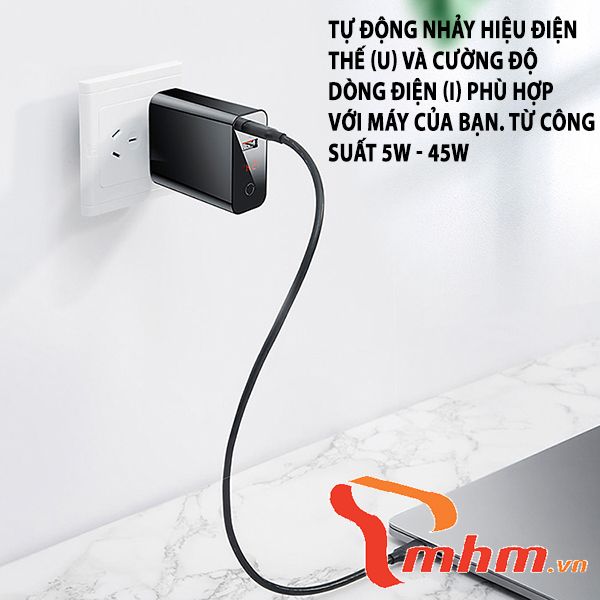 củ sạc Baseus 45w supercharge