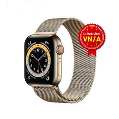 Apple Watch Series 6 40mm (4G) Viền Thép Vàng / Dây Thép - Chính hãng VN/A