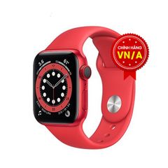 Apple Watch Series 6 44mm (GPS) Viền Nhôm Đỏ / Dây Cao Su Đỏ - Chính hãng VN/A