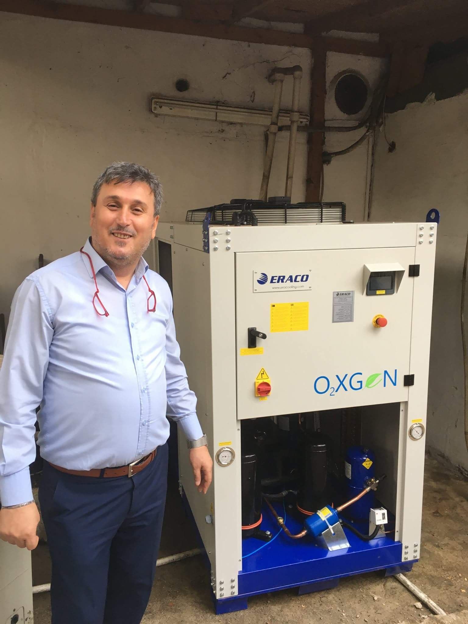 WATER CHILLER ERACO CHO NGÀNH NHỰA DCA-S562-22HP