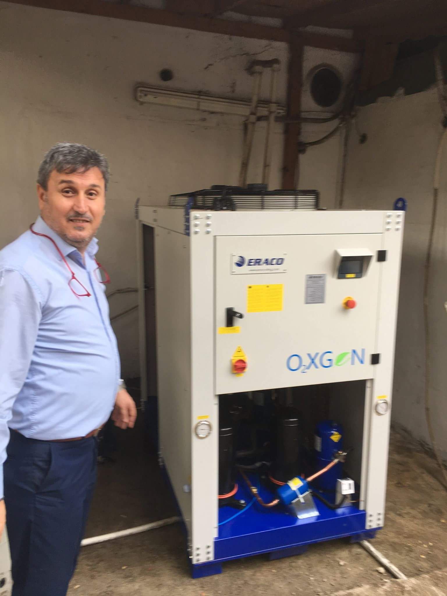 WATER CHILLER ERACO CHO NGÀNH NHỰA DCA-S452-18HP