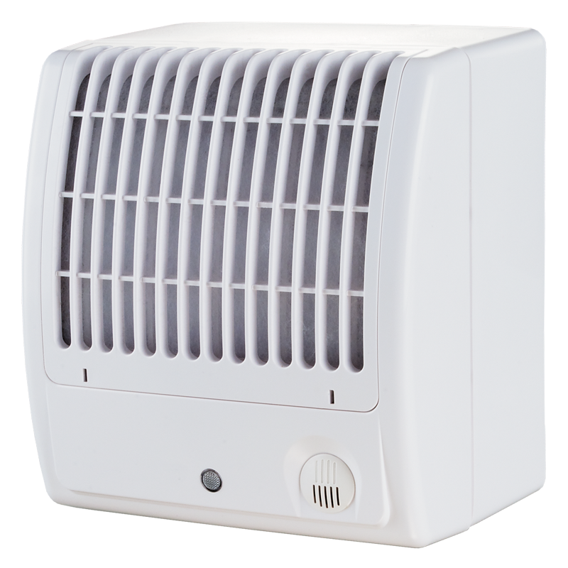 Quạt Hút Blauberg FORCE 100S Gắn Tường, Trần Nhà Có Công Tắc Dây Kéo