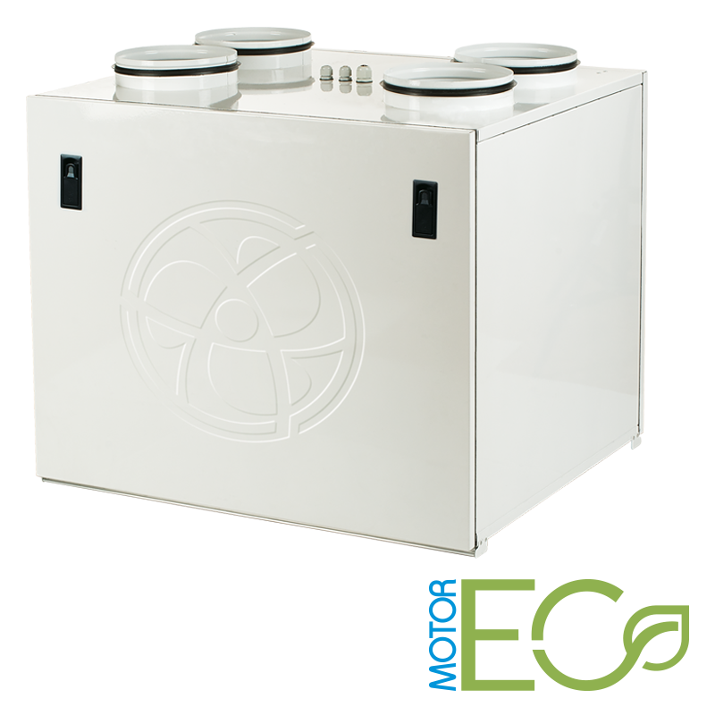 Thiết bị xử lý không khí thu hồi nhiệt Blauberg Komfort EC S200-E (72 l/s)