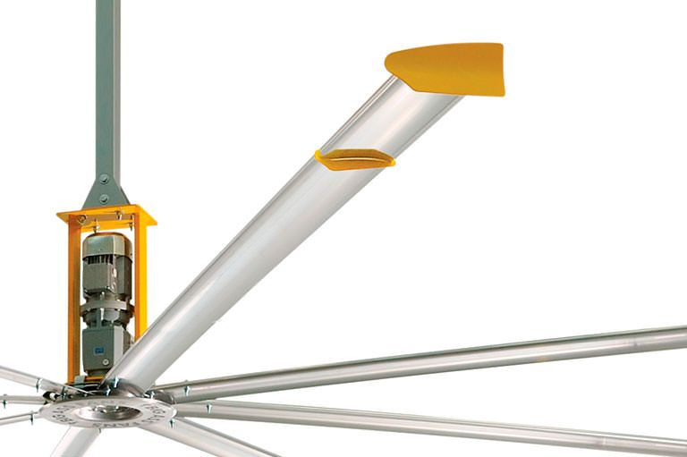 QUẠT TRẦN CÔNG NGHIỆP SẢI CÁNH RỘNG HVLS - BIGASSFANS