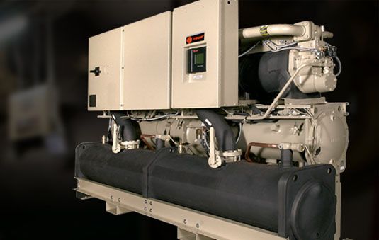 Chiller TRANE - chiller làm lạnh nước giải nhiệt nước hãng trane - model RTWS065
