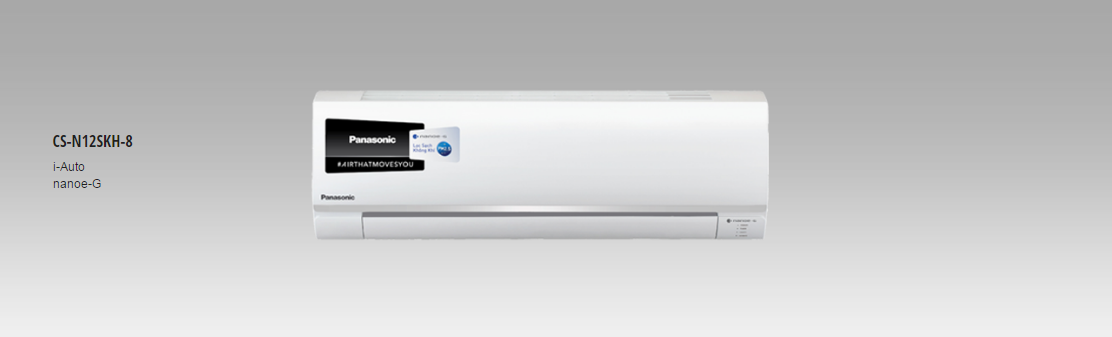 Panasonic Inverter 1.5HP (CU/CS-U12SKH-8) R410A