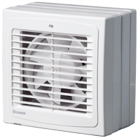 Quạt hút gắn kính Blauberg WIND 150 SH (hẹn giờ, cảm biến ẩm, dây kéo)