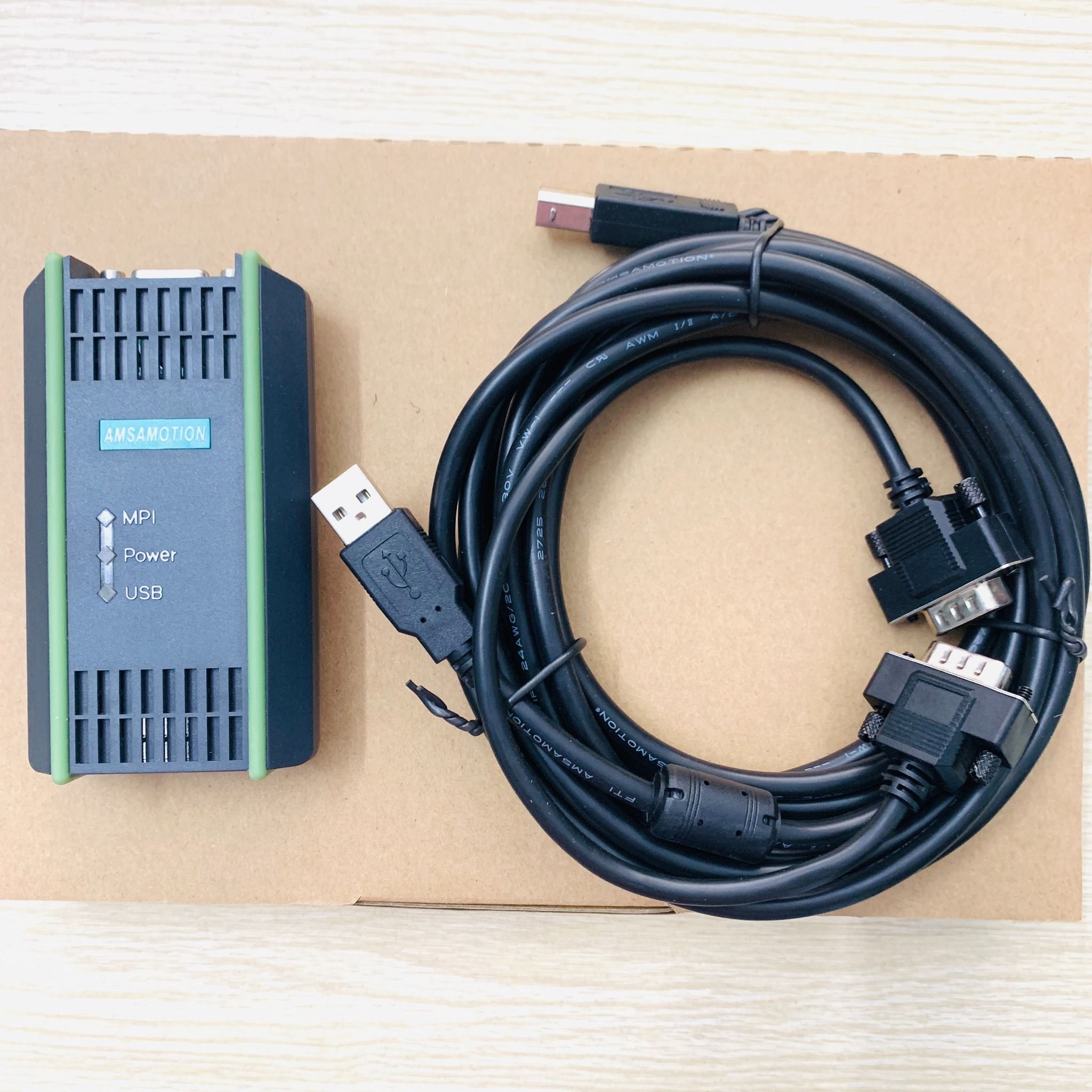 Cáp lập trình tương thích 6ES7972-0CB20-0XA0 cho Siemens S7-200/300/400 PLC