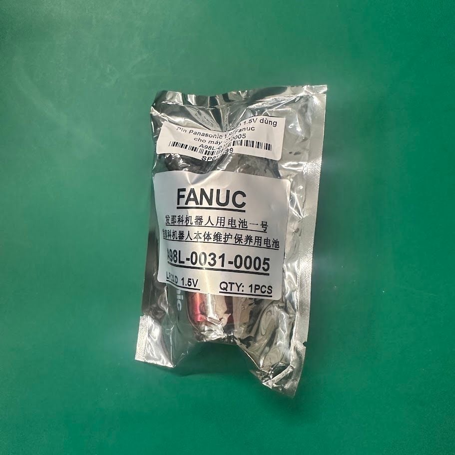 Pin Panasonic LR20.D 1.5V dùng cho máy CNC Fanuc A98L-0031-0005