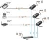 Adapter POE 48-56V/30W 2 Port Gigabit KMETech PSE802G : 1,2(+)/3,6(-)