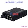 AOM-3102: 2 Port 10/100/1000M RJ45 + 1 Port FX GE Media Converter