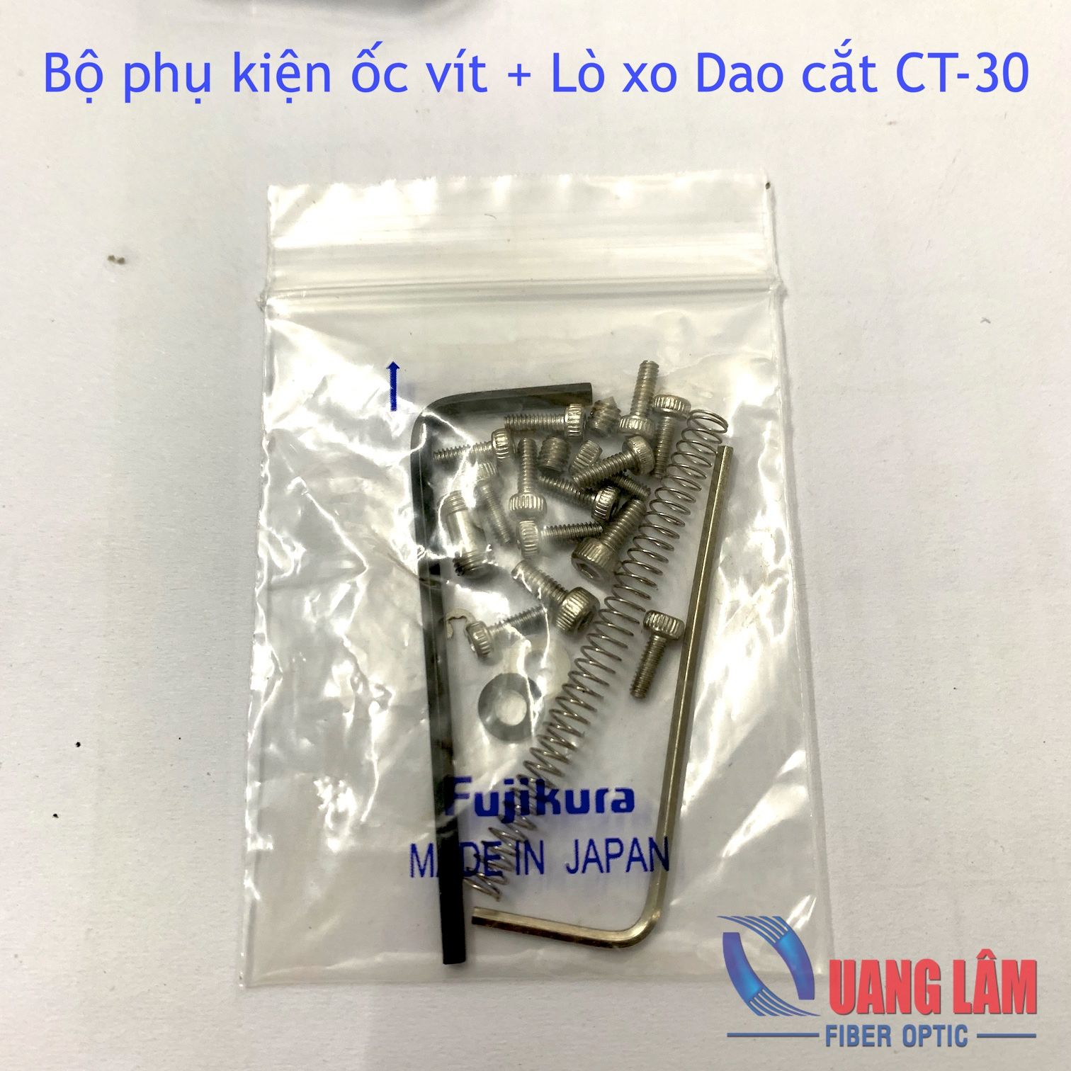 Bộ phụ kiện ốc vít và lo xo thay thế cho Dao cắt Fujikura CT-30