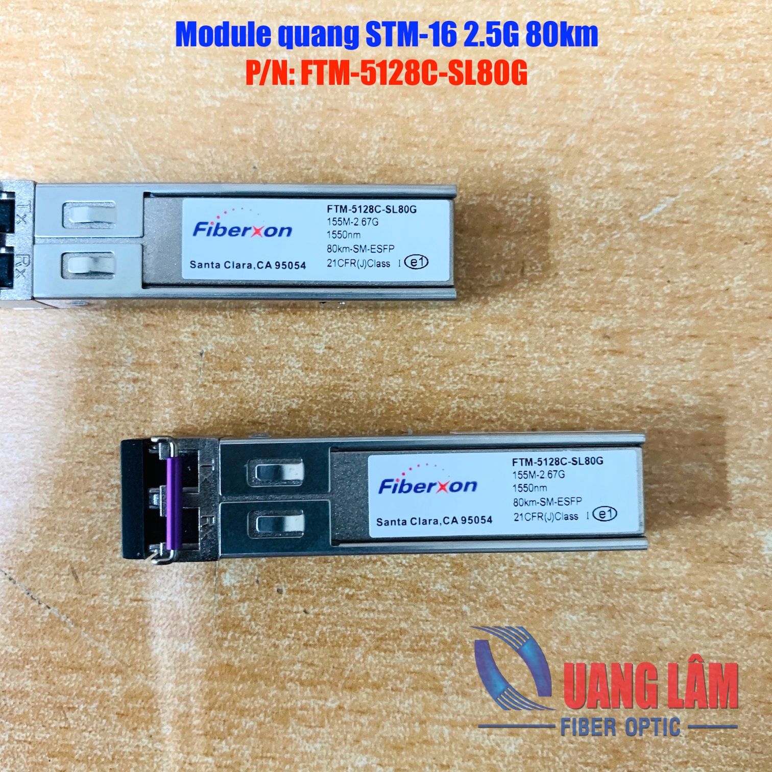 Module quang STM-16 2.5G 80km Fiberxon FTM-5128C-SL80G