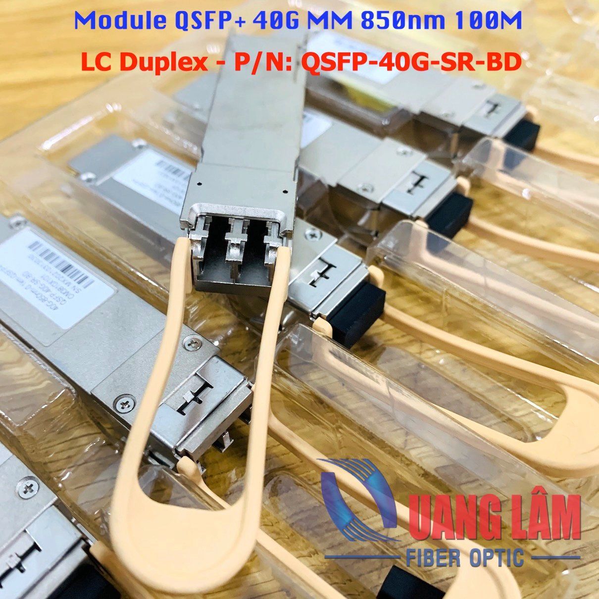 Module quang QSFP+ 40G MM 850nm 100M LC Duplex QSFP-40G-SR-BD