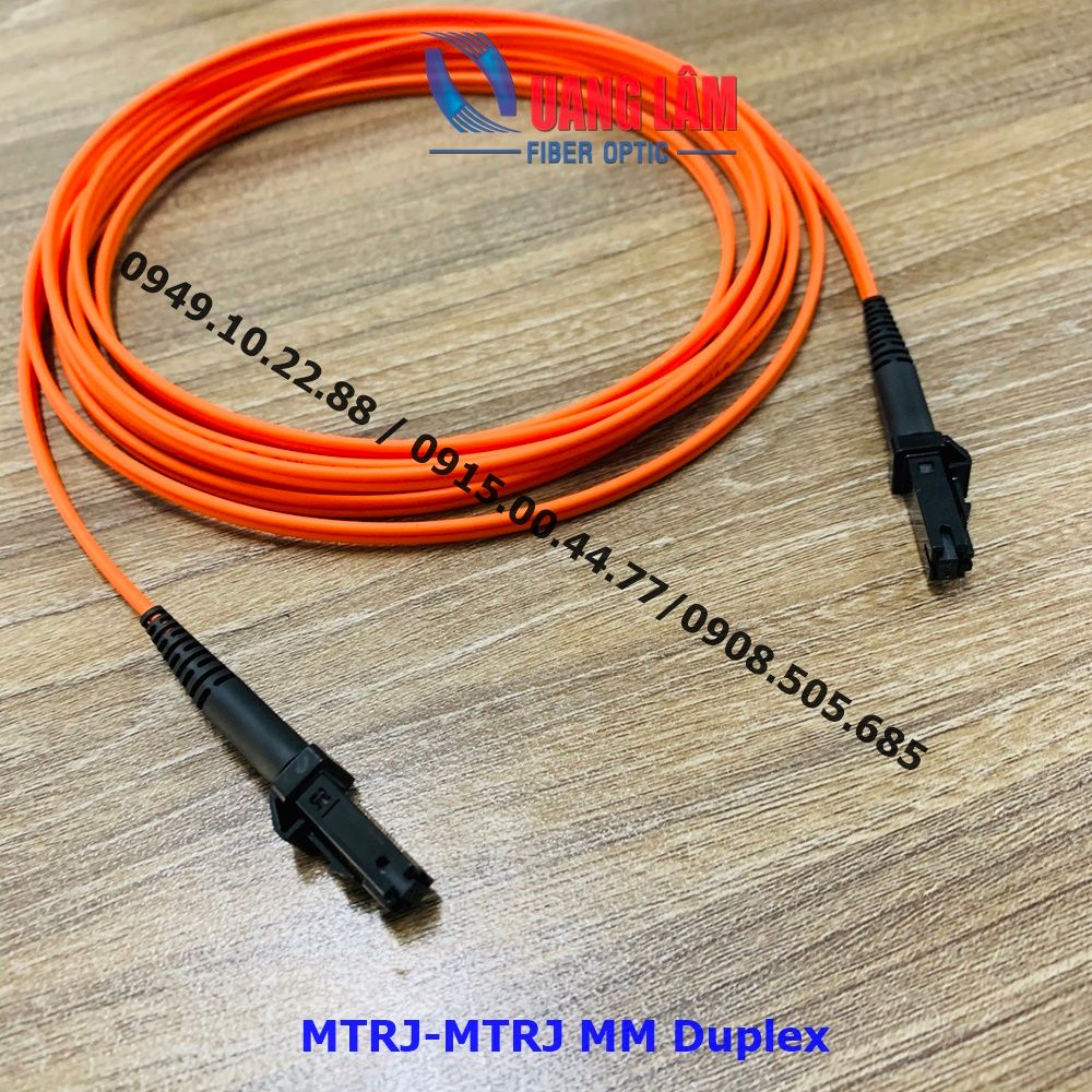 Dây nhảy quang Multimode MM MTRJ-MTRJ Duplex, phi 2.0mm