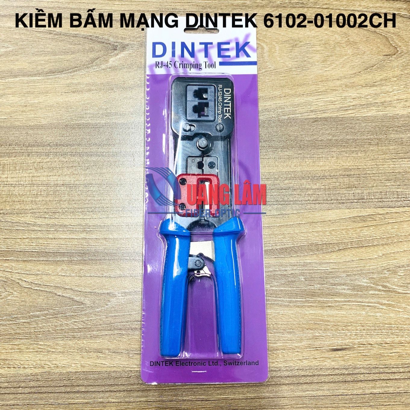 Crimping tool – Kềm bấm mạng, for 6/8P modular used (6102-01002CH) DINTEK