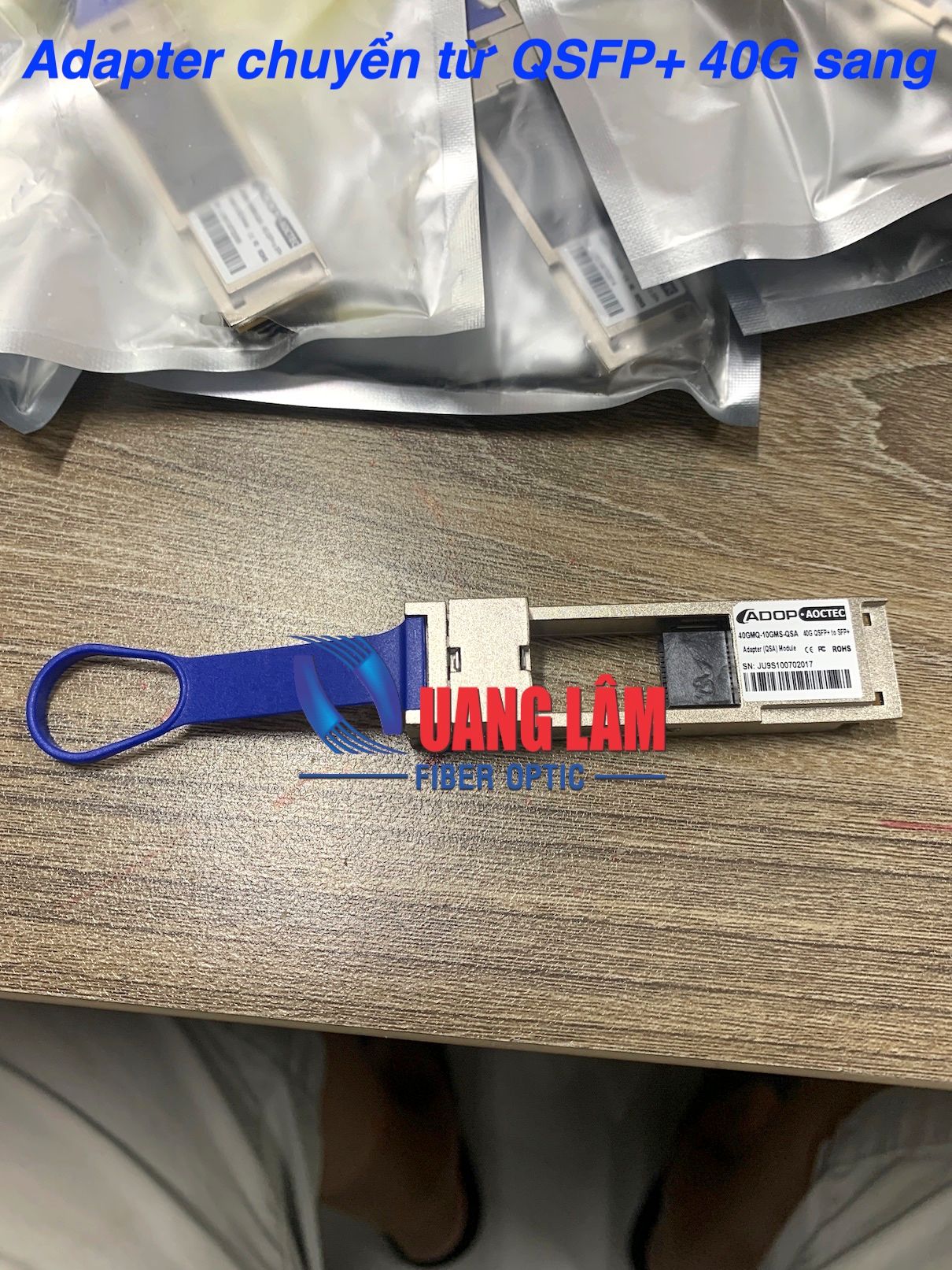 Module chuyển đổi 40G QSFP+ sang 10G SFP+ tương thích với Module Cisco, Dell , Juniper, Arista, Extreme and More.