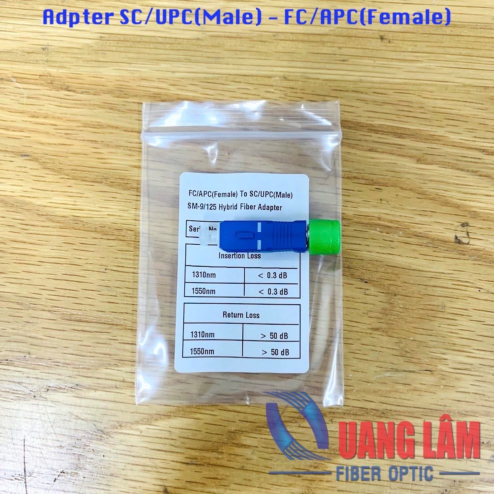 Adapter SC/UPC(Male)-FC/APC(Female) SM, Simplex