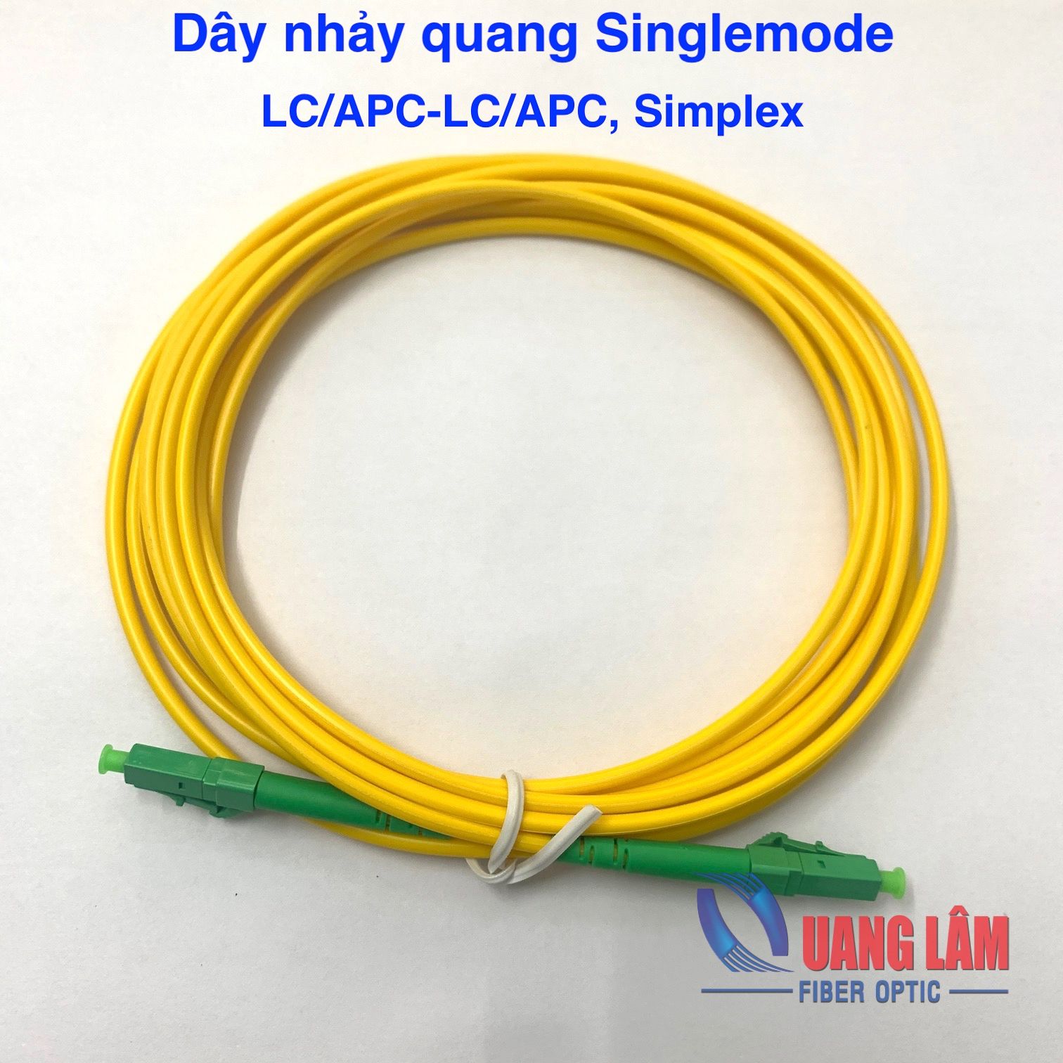Dây nhảy quang đơn mốt LC/APC-LC/APC, Simplex, Phi 3.0mm