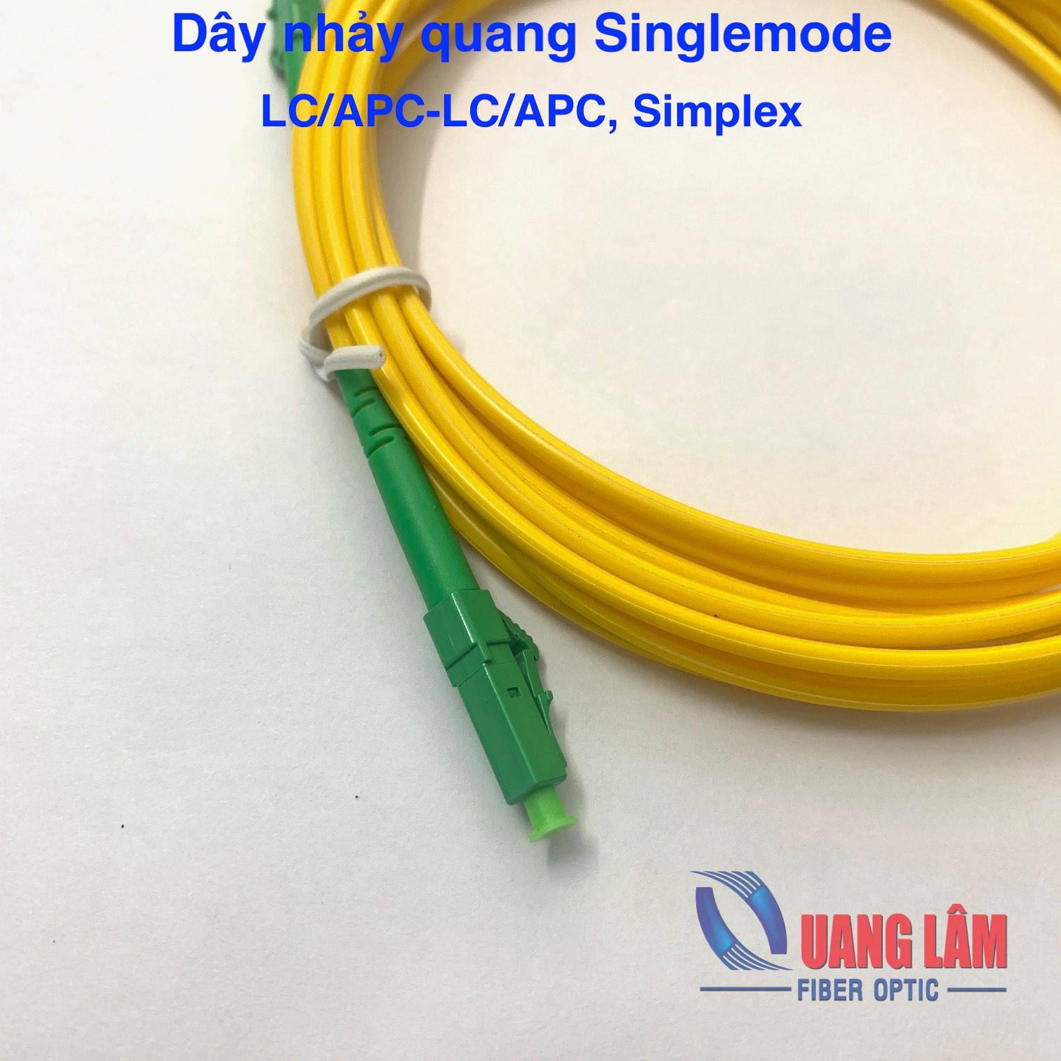 Dây nhảy quang đơn mốt LC/APC-LC/APC, Simplex, Phi 3.0mm