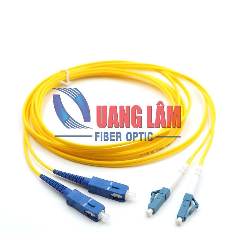 Dây nhảy quang đơn mốt SC/UPC-LC/UPC, Duplex, Phi 2.0/3.0mm