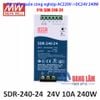 SDR-240-24 Bộ đổi nguồn điện chuẩn công nghiệp DIN Rail AC220V->DC24V 240W 10A