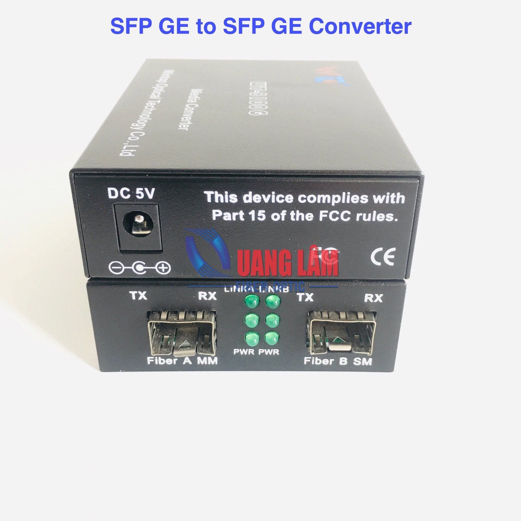 Bộ chuyển đổi quang điện Gigabit SFP to SFP WINTOP WT-8110G-SS