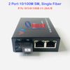 Bộ chuyển đổi quang điện 2 Port RJ45 10/100M sang quang, 1 sợi quang, WT-8110SB-12-20A/B