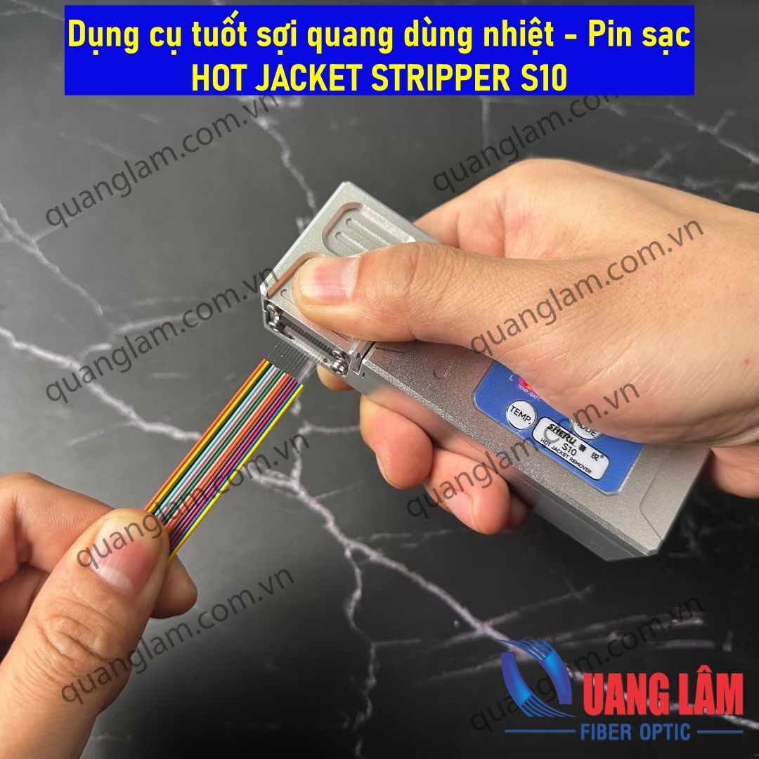 Dụng cụ tuốt lớp vỏ sợi quang bằng nhiệt S10 (Hot Jacket Stripper S10)