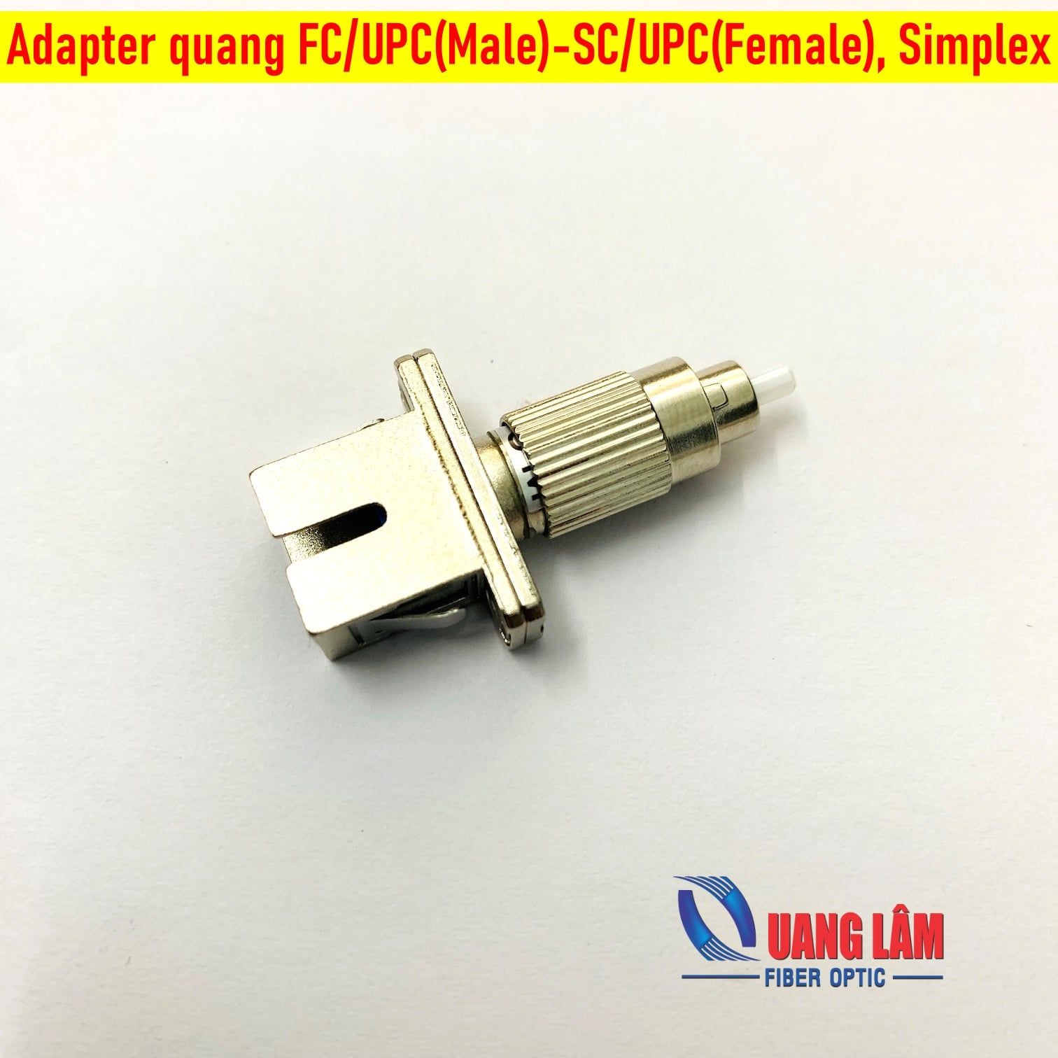 Đầu chuyển đổi đầu nối FC/UPC(Male)-SC/UPC(Female) Singlemode, Simplex ...