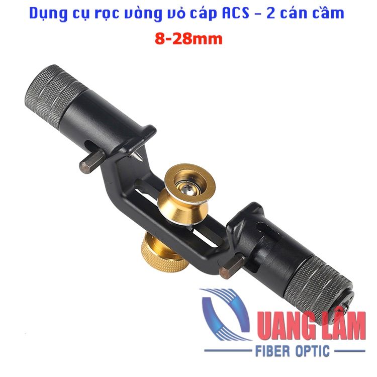 Dao rọc vòng vỏ cáp ACS có băng thép, loại 2 cán cầm 8-28mm (OEM)